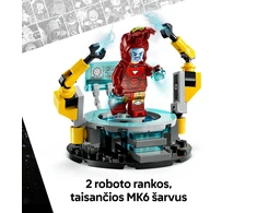 LEGO® Marvel Geležinio žmogaus laboratorija: šarvų kambarys (76315)