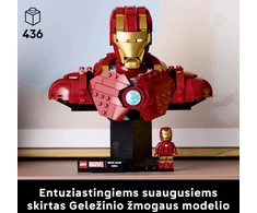LEGO® ǀ Marvel Geležinio žmogaus MK4 biustas, modelis 76327