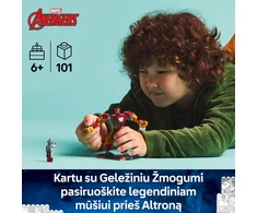 LEGO® Marvel Geležinio žmogaus robotas prieš Altroną (76307)