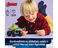 LEGO® ǀ Marvel Halko sunkvežimis prieš Tanosą Žaislas 76312
