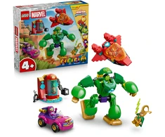 LEGO® ǀ Marvel „Iron Man and His Awesome Friends“ Lokis prieš Geležinio žmogaus komandą 11211
