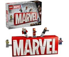 LEGO® Marvel MARVEL logotipas ir minifigūrėlės (76313)