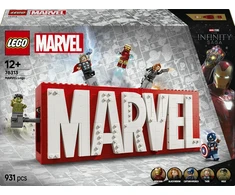 LEGO® Marvel MARVEL logotipas ir minifigūrėlės (76313)