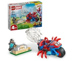 LEGO® ǀ Marvel Spidey And His Amazing Friends Voriukas ant motociklo prieš Raganosį 11206