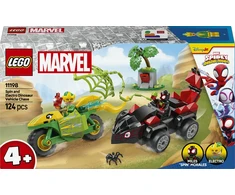 LEGO® Marvel Suktukas ir Elektro dinozauro formos transporto priemonės gaudynės (11198)