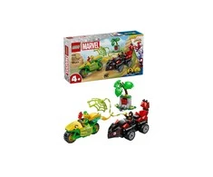 LEGO® Marvel Suktukas ir Elektro dinozauro formos transporto priemonės gaudynės (11198)