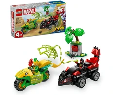 LEGO® Marvel Suktukas ir Elektro dinozauro formos transporto priemonės gaudynės (11198)