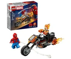 LEGO® | Marvel Žmogus voras prieš Tamsos baikerio motociklą 76335
