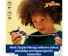 LEGO® | Marvel Žmogus voras prieš Tamsos baikerio motociklą 76335