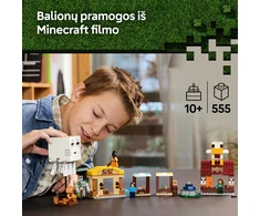 LEGO® Minecraft Gastas balionas ir kaimo užpuolimas (21273)
