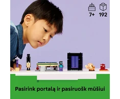 LEGO® Minecraft® Kelionė į Neterį ir Enderį Žaislas 21584