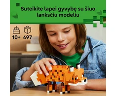 LEGO® Minecraft® Lapė Žaidimo tematikos dekoracija 21588