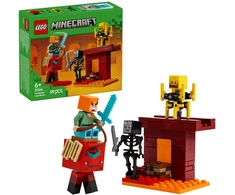 LEGO® Minecraft Lavos mūšis Nether dimensijoje (21266)
