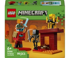LEGO® Minecraft Lavos mūšis Nether dimensijoje (21266)
