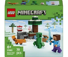 LEGO® Minecraft® Styvo nuotykis taigoje Dovana 21583