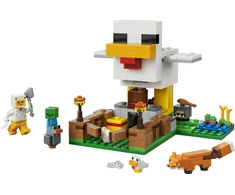 LEGO® Minecraft® Viščiukų ūkis, konstravimo žaislas, 21585