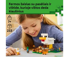 LEGO® Minecraft® Viščiukų ūkis, konstravimo žaislas, 21585