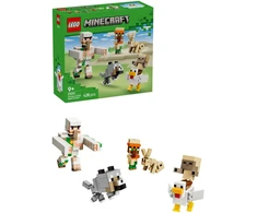 LEGO® Minecraft® Vištų raitelis ir užpuolimas dykumoje 21592