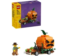 LEGO® moliūgo žibinto formos pikapas Žaislinio Helovino rankdarbio rinkinys 40822