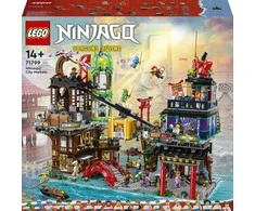 LEGO® NINJAGO® miesto turgavietės 71799 Konstravimo rinkinys (6 163 detalės) 71799