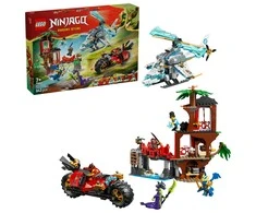 LEGO® NINJAGO® Nindzių transporto priemonės ir namelio medyje gynyba 71857
