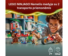 LEGO® NINJAGO® Nindzių transporto priemonės ir namelio medyje gynyba 71857