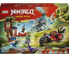LEGO® NINJAGO® Nindzių transporto priemonės ir namelio medyje gynyba 71857