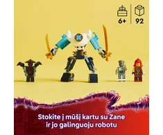 LEGO® Ninjago Zane robotizuotas kovos kostiumas (71827)