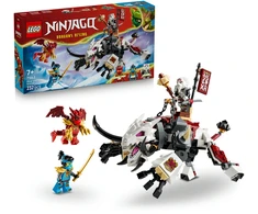 LEGO® NINJAGO® Zilvar ir drakonas-pabaisa Grimtak 71863