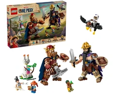 LEGO® ONE PIECE Dorry prieš Brogy – Mažojo sodo milžinai 75644