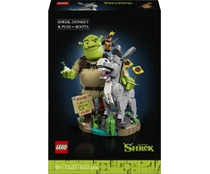 LEGO® Shrek: Šrekas, Asilas ir Batuotas Katinas Pūkis 72423