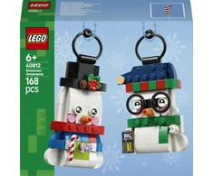 LEGO® sniego senio žaisliukai, kalėdinis dekoras, šventiniai žaisliukai 40812