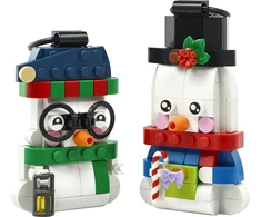 LEGO® sniego senio žaisliukai, kalėdinis dekoras, šventiniai žaisliukai 40812
