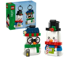 LEGO® sniego senio žaisliukai, kalėdinis dekoras, šventiniai žaisliukai 40812