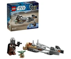 LEGO® Star Wars™ Mandaloriečio ir Grogu greitaeigis motociklas 75436