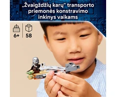 LEGO® Star Wars™ Mandaloriečio ir Grogu greitaeigis motociklas 75436
