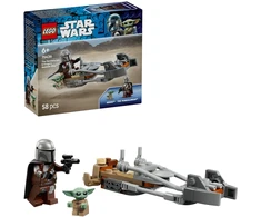 LEGO® Star Wars™ Mandaloriečio ir Grogu greitaeigis motociklas 75436
