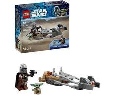 LEGO® Star Wars™ Mandaloriečio ir Grogu greitaeigis motociklas 75436