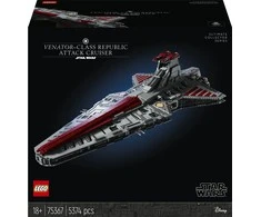 Star Wars TM LEGO® Star Wars™ Venatorklasės Respublikos atakos kreiseris 75367 Konstravimo rinkinys (5 374 dalys) Rinkinys 75367
