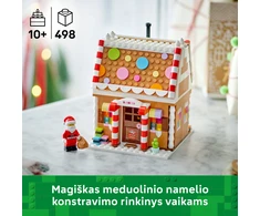 LEGO® šventinis meduolinis namelis, kalėdinis žaislas vaikams 40809