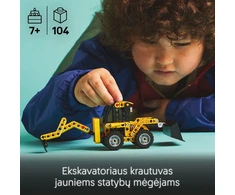 LEGO® Technic Ekskavatorius-krautuvas Statybų žaislas Transporto priemonė 42197