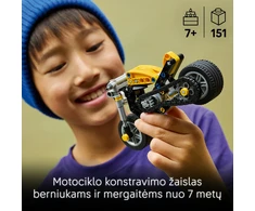 LEGO®Technic Geltonas motociklas, 42225