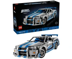 LEGO® Technic „Greiti ir įsiutę 2“ Nissan Skyline GT-R (R34) automobilis (42210)