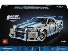 LEGO® Technic „Greiti ir įsiutę 2“ Nissan Skyline GT-R (R34) automobilis (42210)