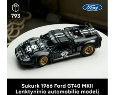 LEGO® Technic Lenktyninis automobilis 1966 Ford GT40 MKII 42223