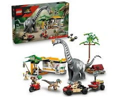LEGO® Jurassic World Velociraptoriaus ir titanozauro sekimo misija (76973)