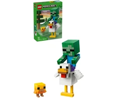LEGO® Minecraft® Vištų raitelis Konstravimo žaislas 21582