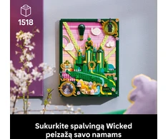 LEGO® Wicked Emerald City kabinamas meno kūrinys 75685