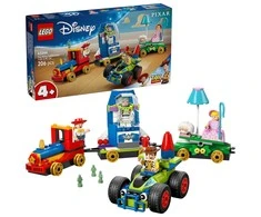 LEGO® „Žaislų istorijos“ šventinis traukinys ir RC automobilis