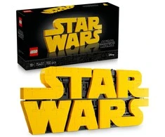 Star Wars TM LEGO® Žvaigždžių karų konstruojamas Star Wars™ logotipas 75407 Rinkinys 75407